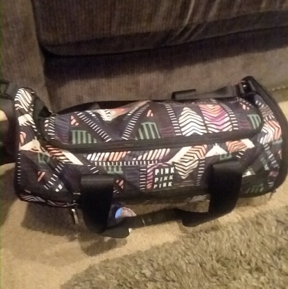 PINK Victoria's Secret Handbags - VS PINK Geometric Duffle Bag